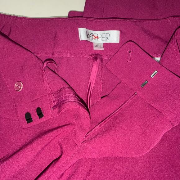 NWT Plus Harlow Pant, Iconic Stretch Crepe Purple -16W - Picture 5 of 9